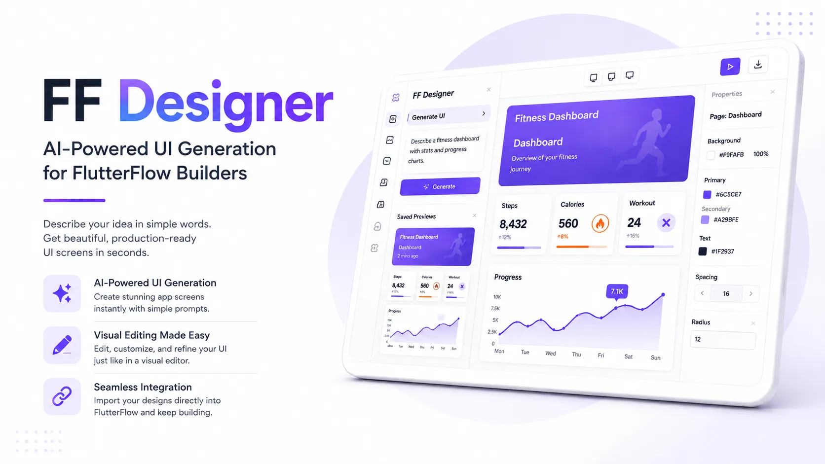 FF Designer: AI-Powered UI Generation for FlutterFlow Builders