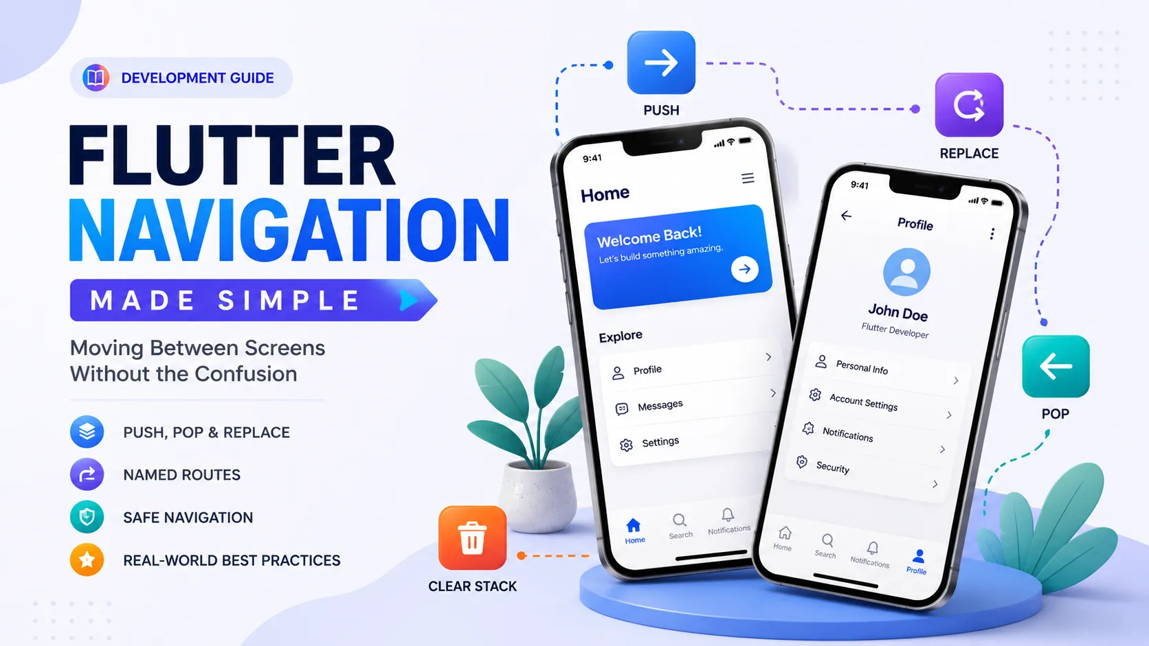Flutter Navigation Made Simple: Moving Between Screens Without the Confusion