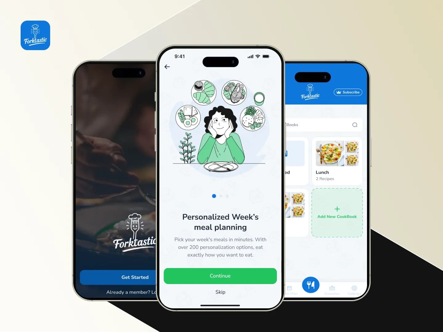 Forktastic Recipe Management App