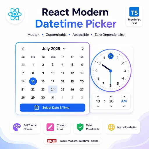 React Modern Datetime Picker