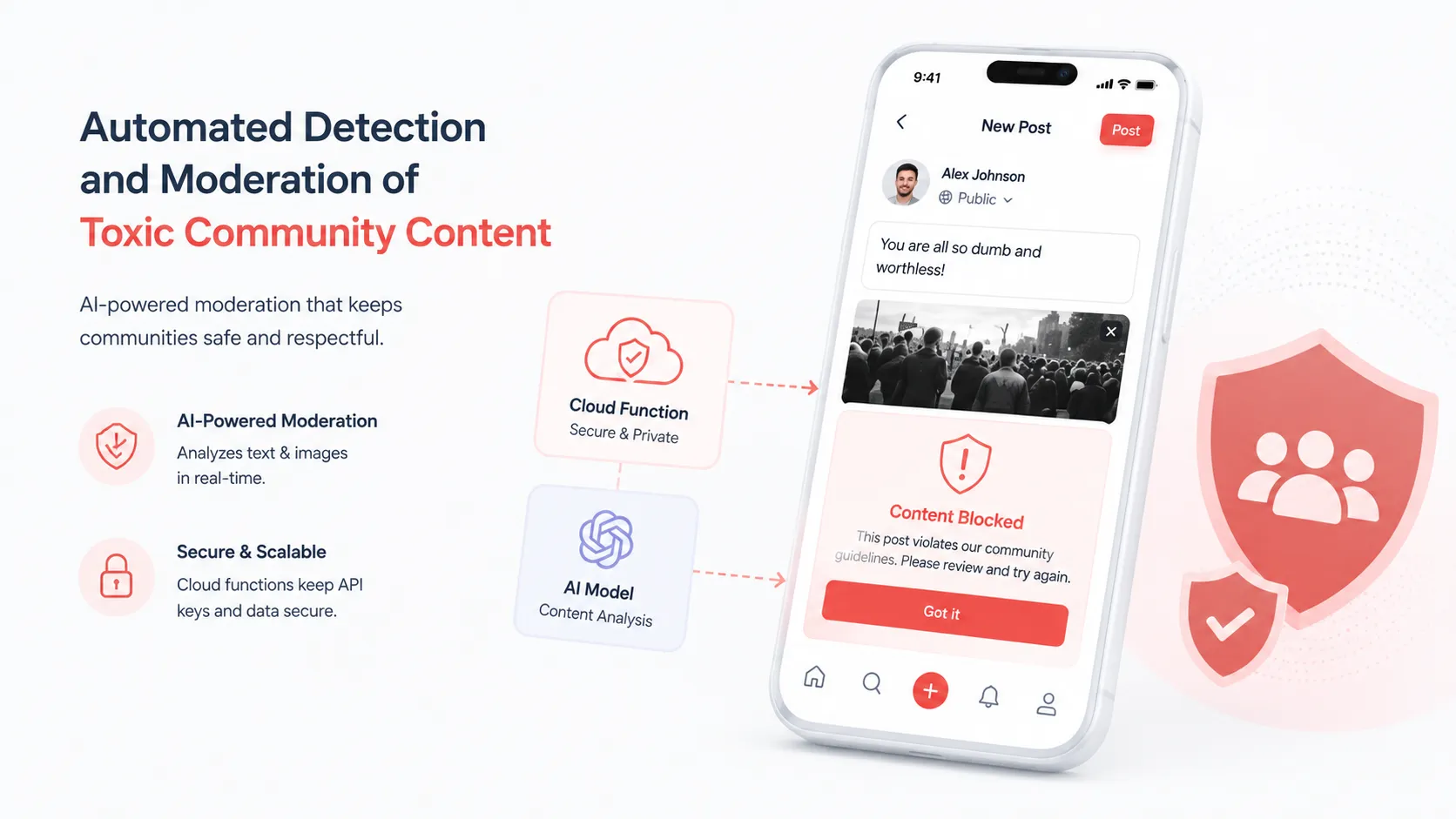 Automated Detection and Moderation of Toxic Community Content