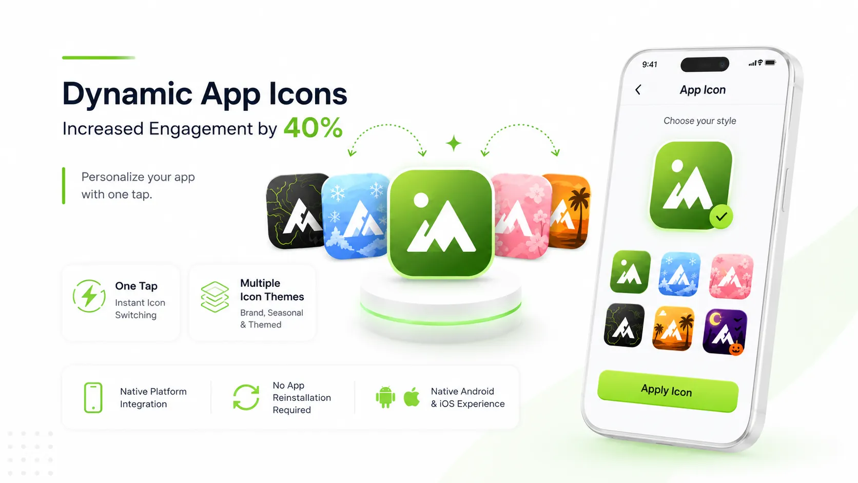 Dynamic App Icons Increased User Personalization and Brand Engagement by 40%