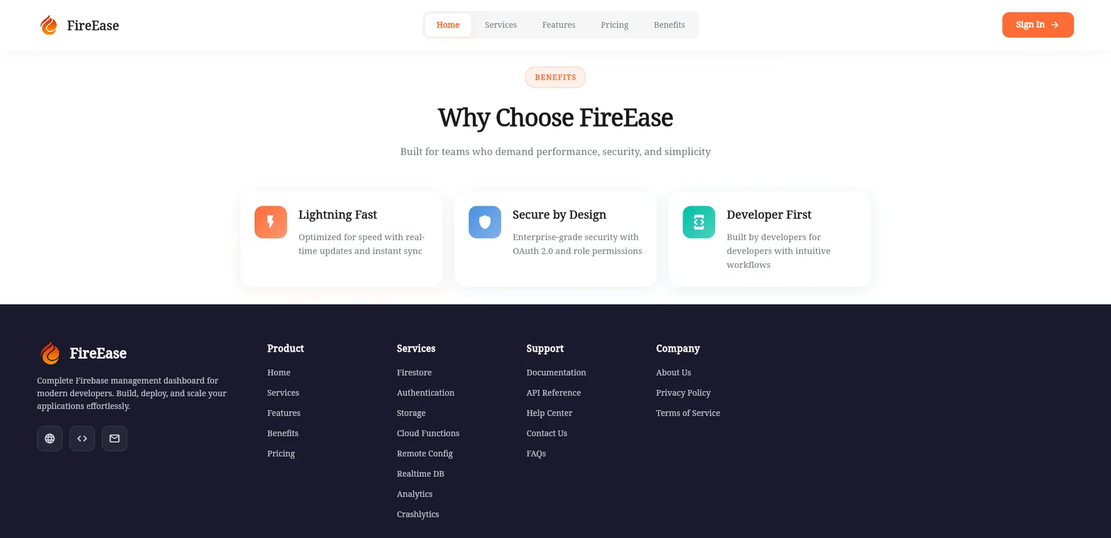 FireEase – Firebase Management & CRM Dashboard screen 6