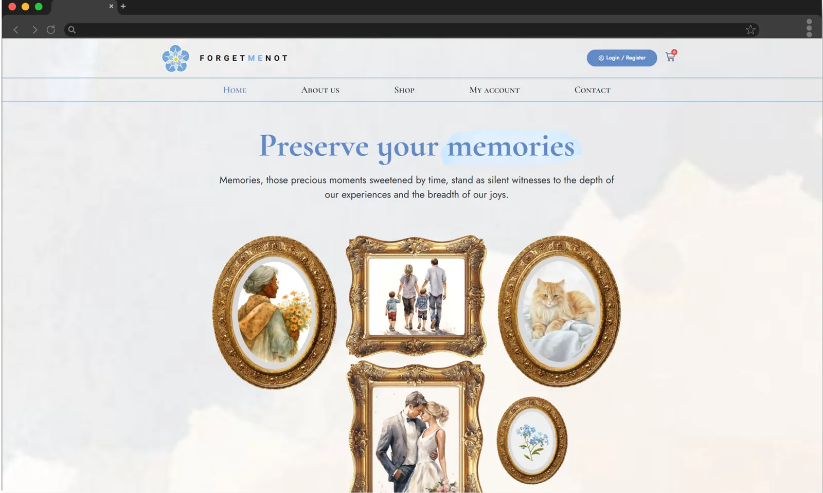 Forgetmenot screen 1