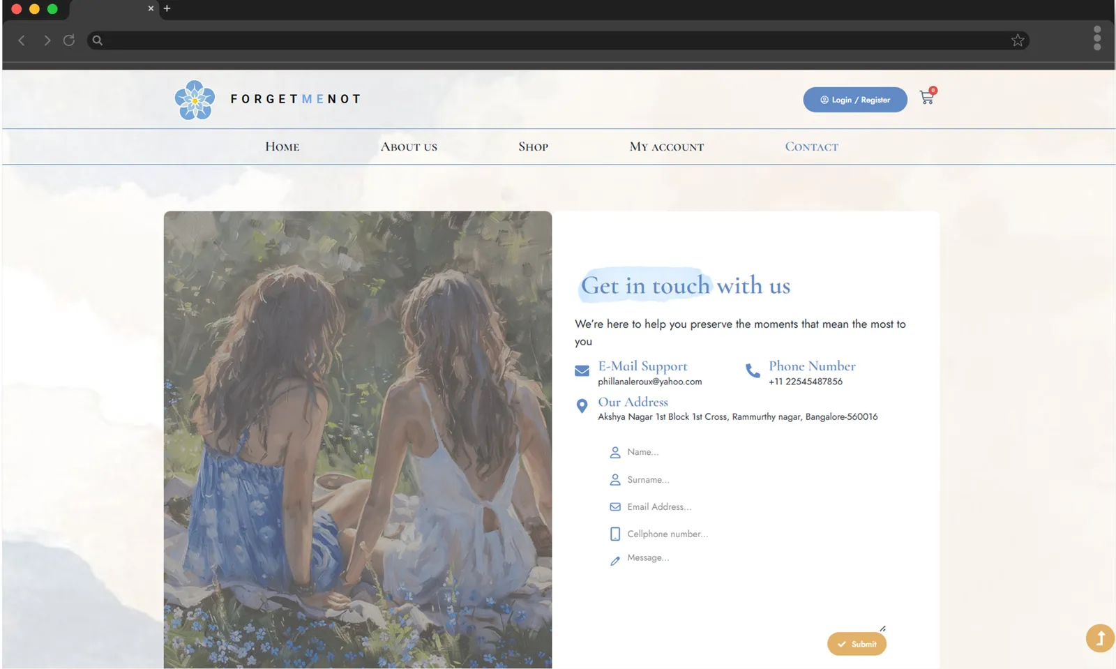 Forgetmenot screen 4