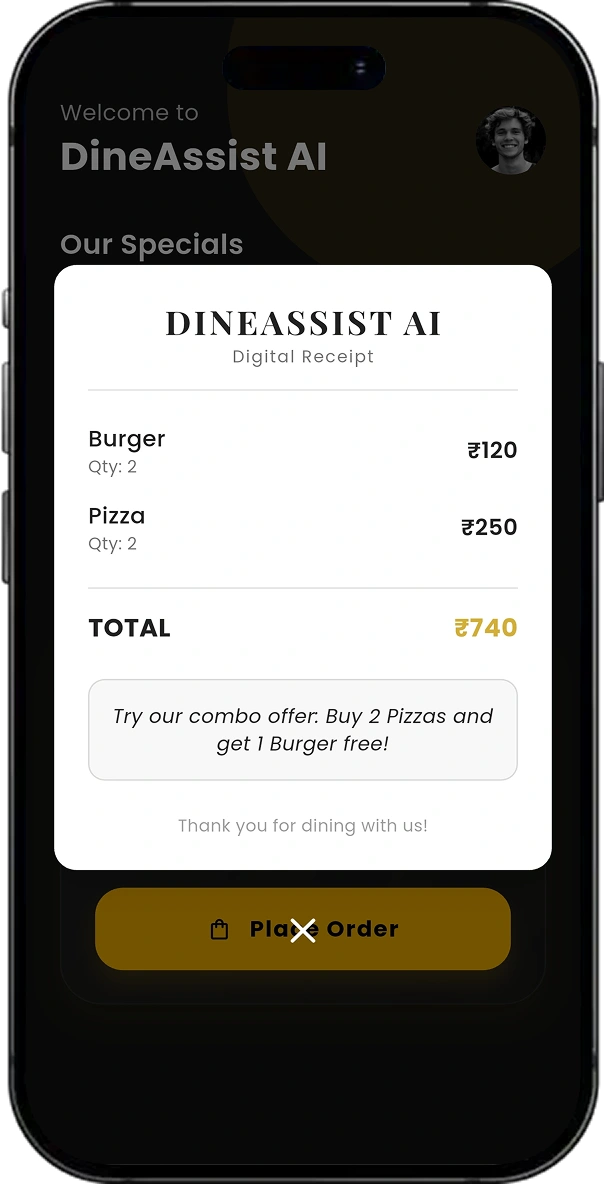 DineAssist AI screen 4