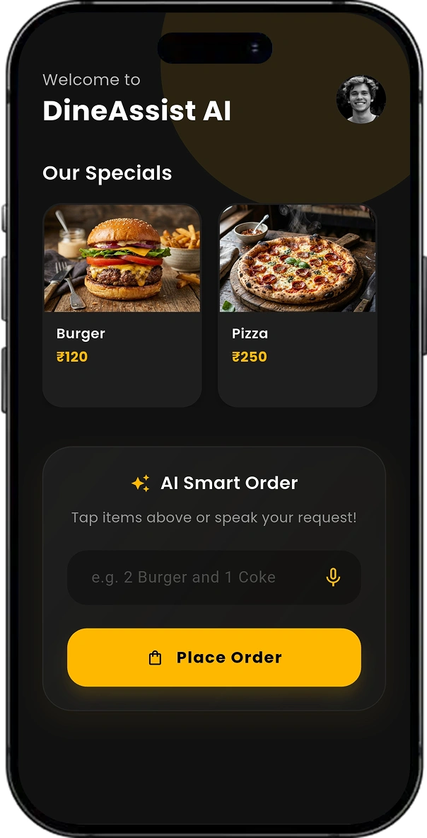 DineAssist AI screen 3
