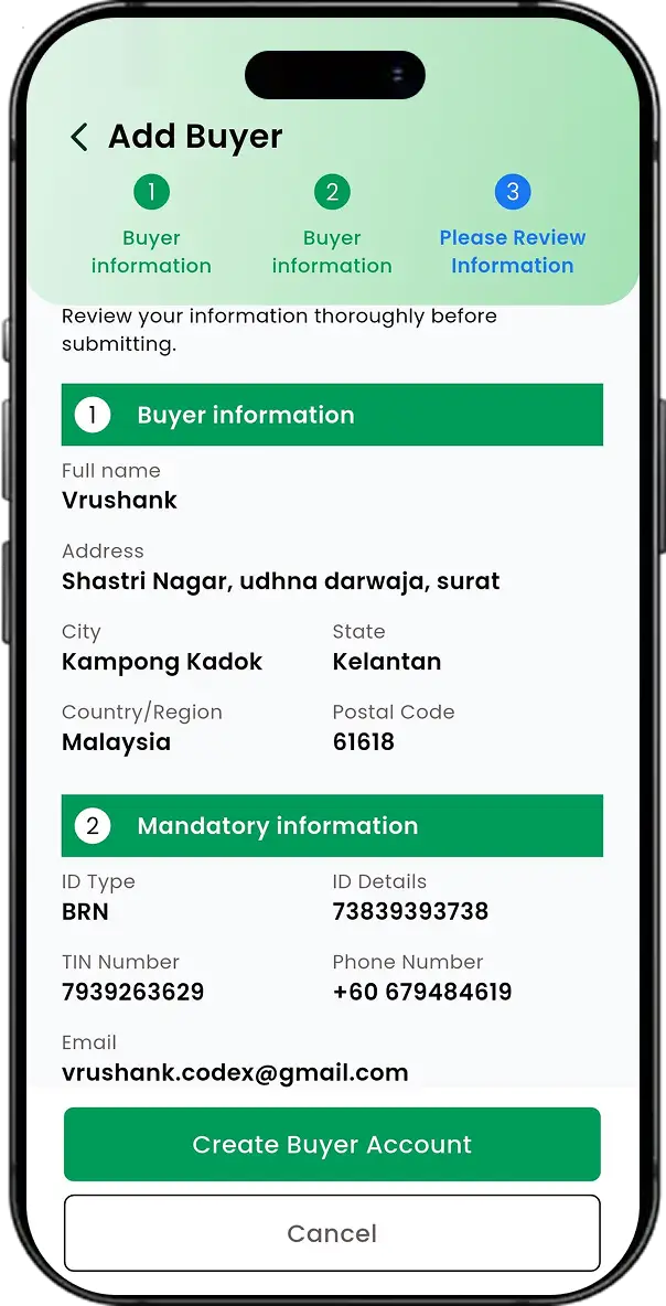 Invoice Factory – Invoice Hub & QR Code Management System screen 1