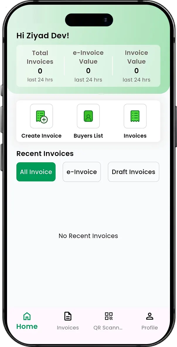 Invoice Factory – Invoice Hub & QR Code Management System screen 2