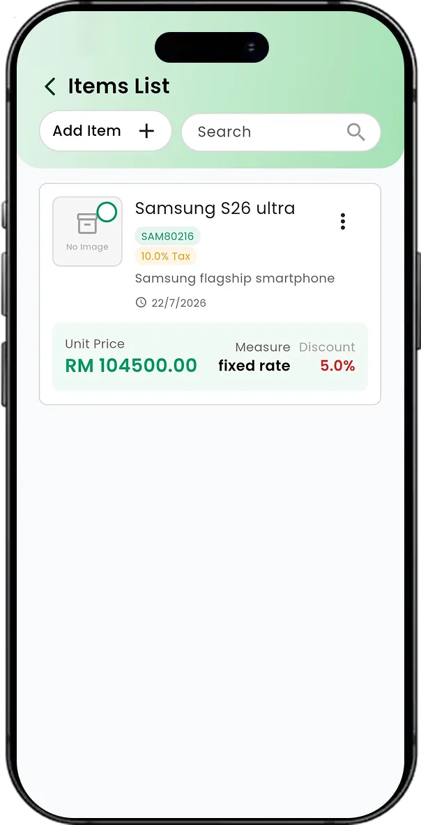 Invoice Factory – Invoice Hub & QR Code Management System screen 10