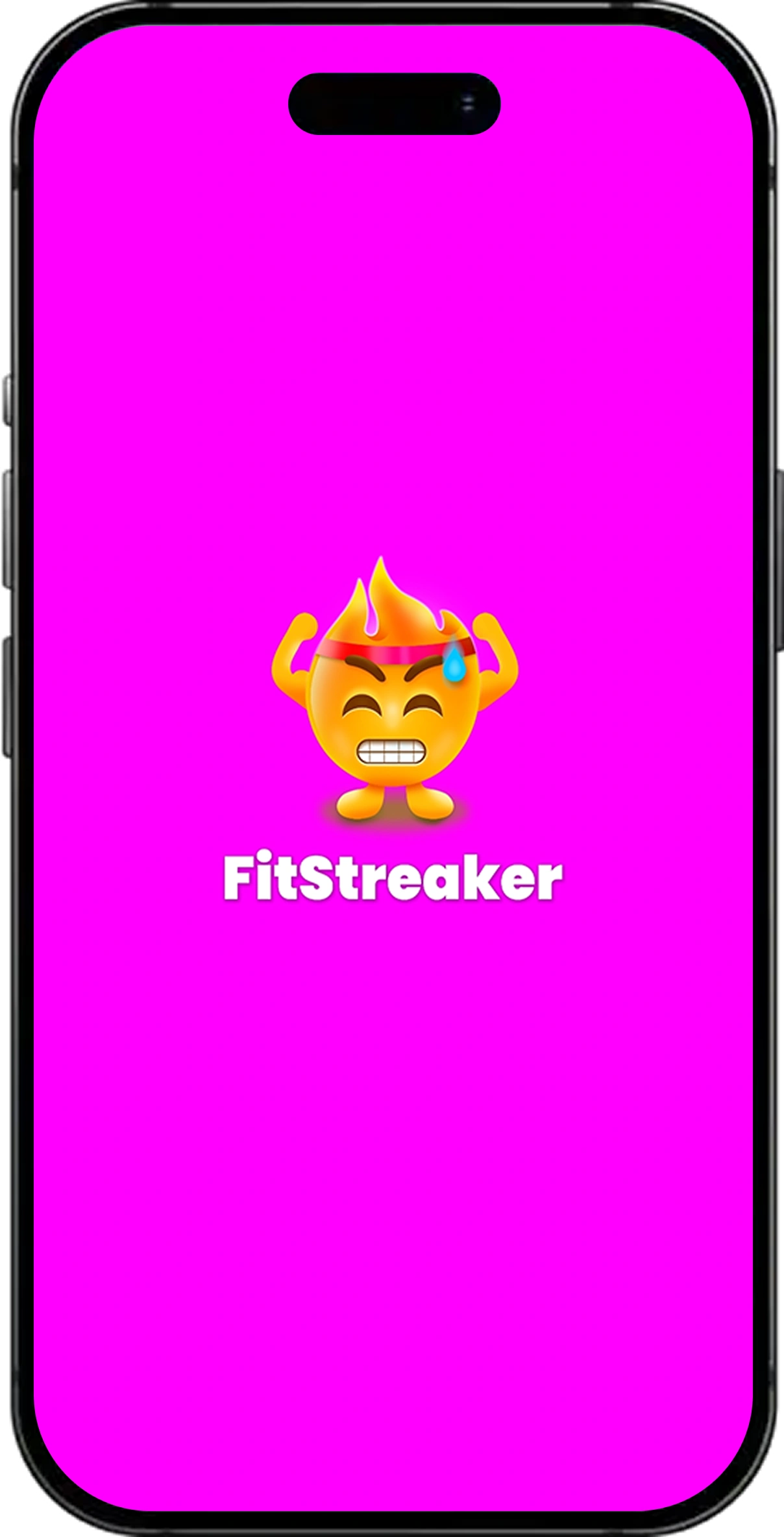 Fitstraker App screen 1